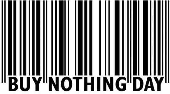 Buy Nothing Day Barcode